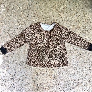 Chico’s Design Leopard Print Button Down Blouse 3